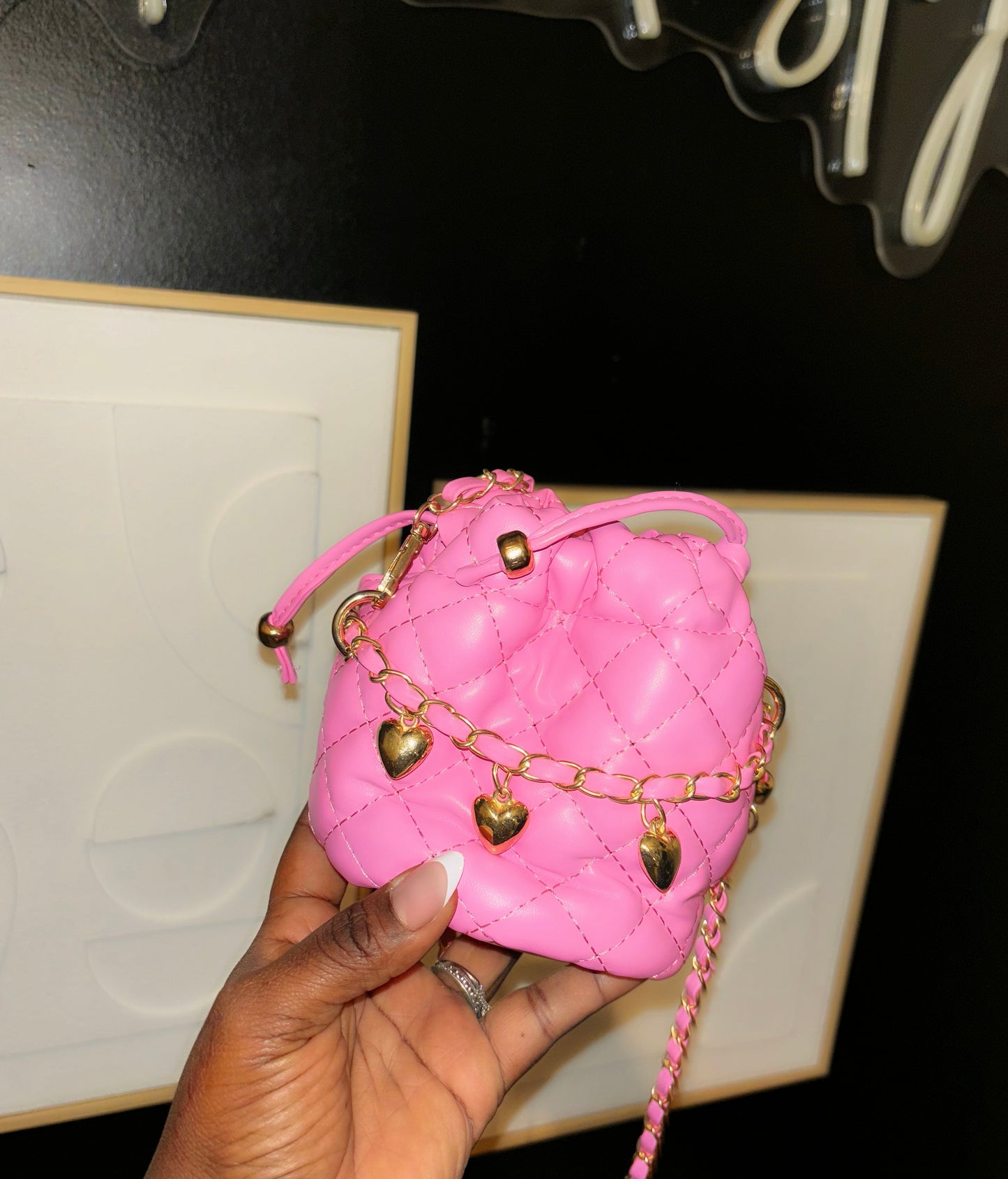 Mini Bucket bags 🩷💚🤍