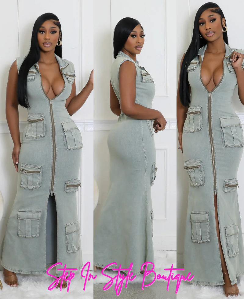 Diva Denim Dress